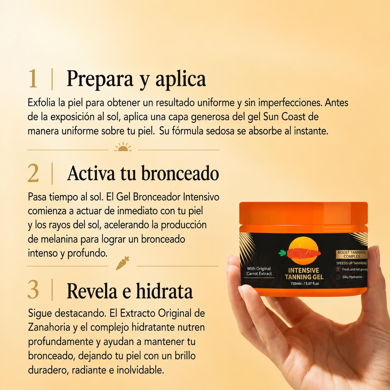 Gel Bronceador Intensivo Sun Coast
